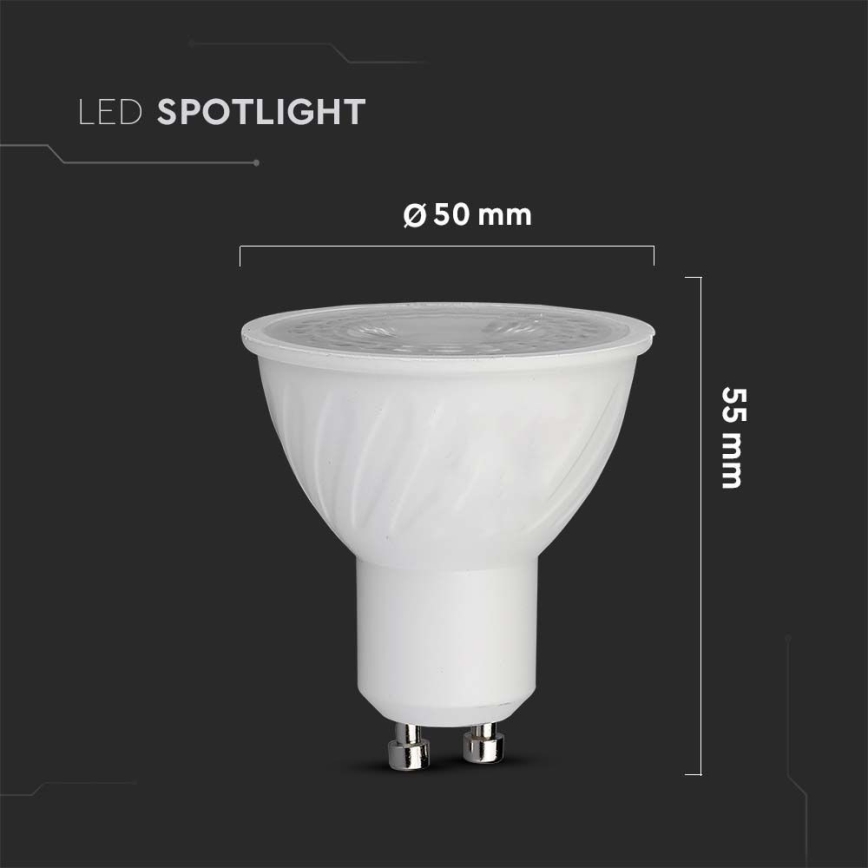 LED-polttimo SAMSUNG CHIP GU10/6W/230V 3000K