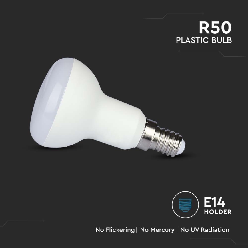 LED-polttimo SAMSUNG CHIP R50 E14/4,8W/230V 3000K