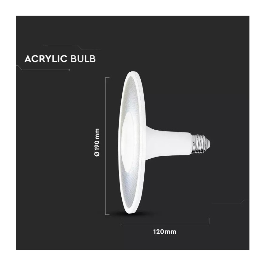 LED-polttimo SAMSUNG CHIP UFO E27/11W/230V 120° 3000K