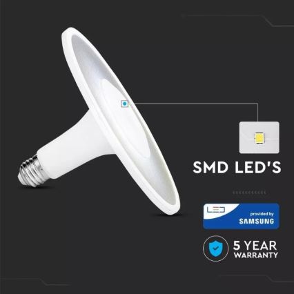 LED-polttimo SAMSUNG CHIP UFO E27/18W/230V 120° 6400K