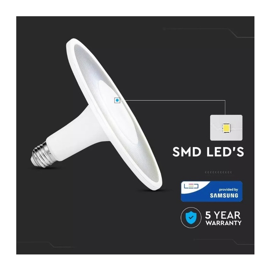 LED-polttimo SAMSUNG CHIP UFO E27/18W/230V 120° 6400K