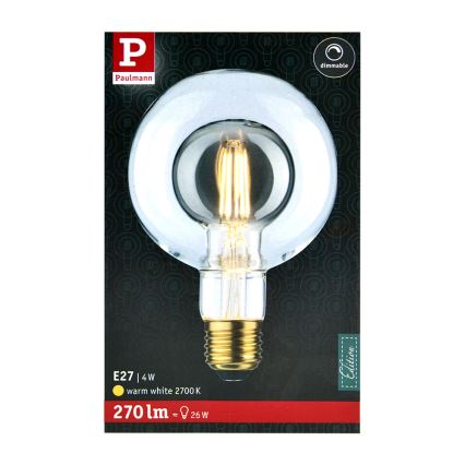 LED-polttimo SHAPE G95 E27/4W/230V 2700K - Paulmann 28766
