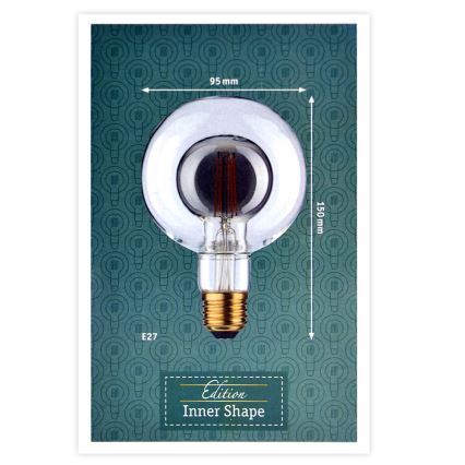 LED-polttimo SHAPE G95 E27/4W/230V 2700K - Paulmann 28766