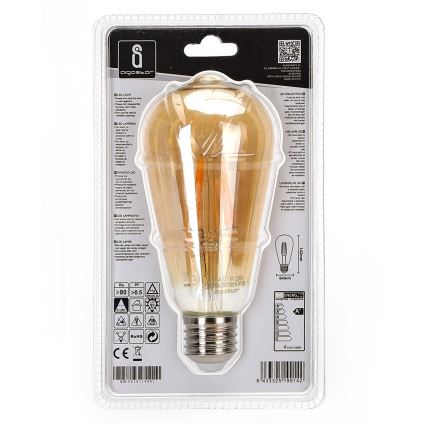 LED Polttimo ST64 E27/4W/230V 2200K - Aigostar