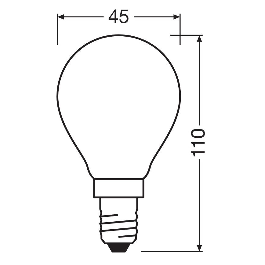 LED-polttimo STAR E14/6,5W/230V 2700K - Osram