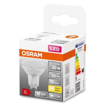 LED-polttimo STAR PAR16 GU10/4,3W/230V 2700K 120° - Osram