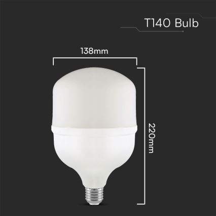 LED-polttimo T140 E40 E27/50W/230V 6500K
