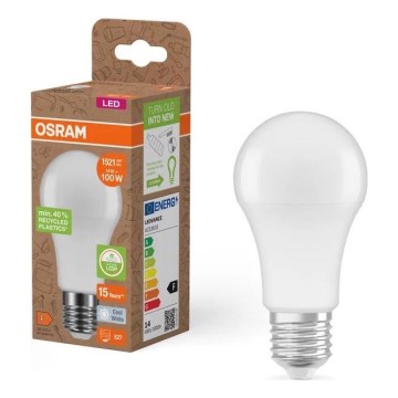 LED Polttimo valmistettu kierrätysmuovista A100 E27/14W/230V 4000K - Osram