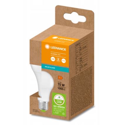 LED Polttimo valmistettu kierrätysmuovista E27/10W/230V 4000K - Ledvance