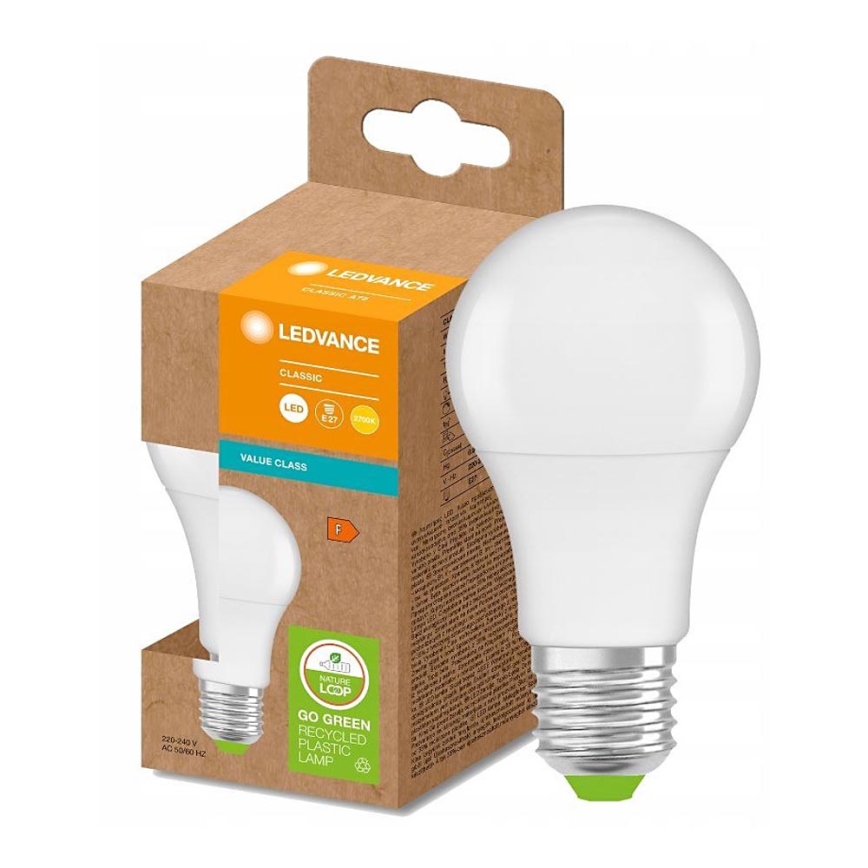 LED Polttimo valmistettu kierrätysmuovista E27/13W/230V 2700K - Ledvance