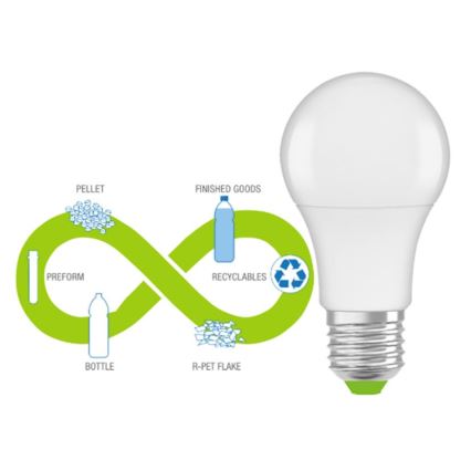 LED Polttimo valmistettu kierrätysmuovista E27/13W/230V 2700K - Ledvance