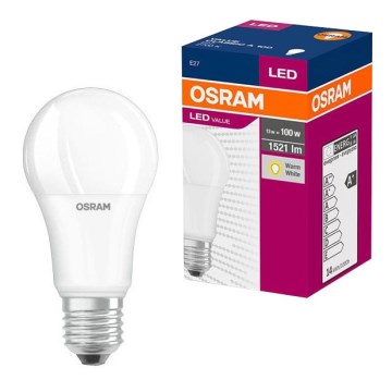 LED polttimo VALUE A60 E27/13W/230V 2700K - Osram