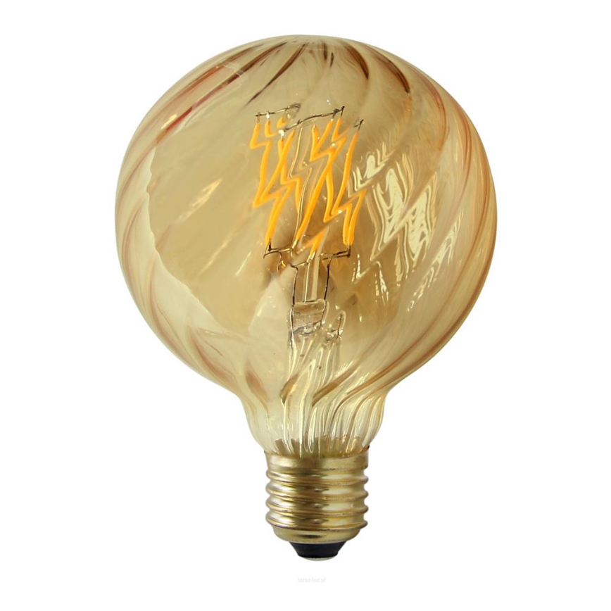 LED-polttimo VINTAGE AMBER G95 E27/4W/230V 2700K