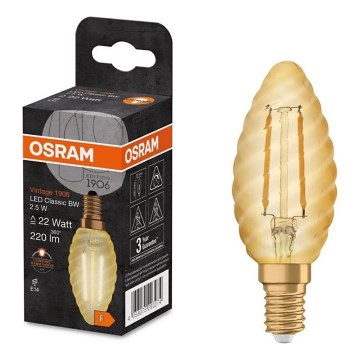 LED-polttimo VINTAGE E27/2,5W/230V 2400K - Osram