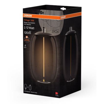 LED-polttimo VINTAGE FILAMENT E27/4W/230V 2700K savustettu - Osram