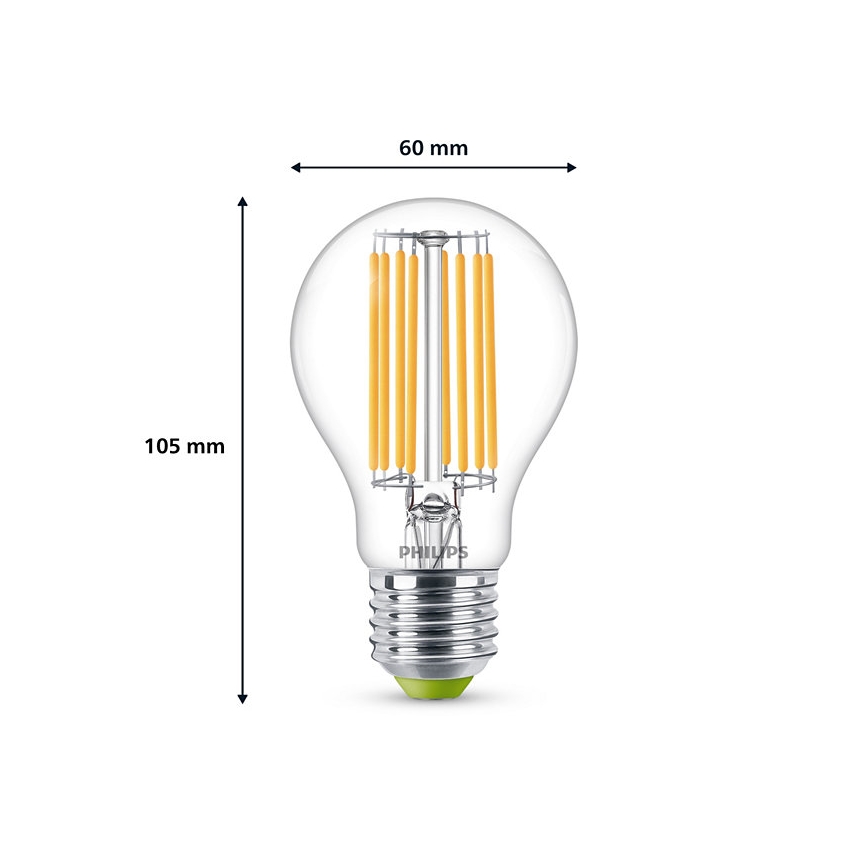 LED polttimo VINTAGE Philips A60 E27/4W/230V 3000K