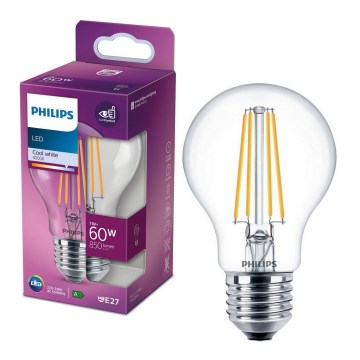 LED-polttimo VINTAGE Philips A60 E27/7W/230V 4000K