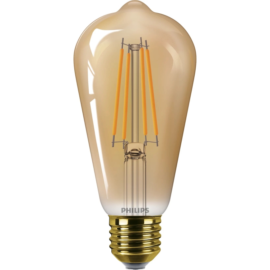 LED-polttimo VINTAGE Philips ST64 E27/7W/230V 1800K