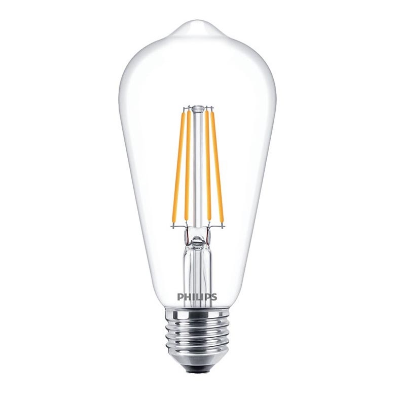 LED-polttimo VINTAGE Philips ST64 E27/7W/230V 2700K