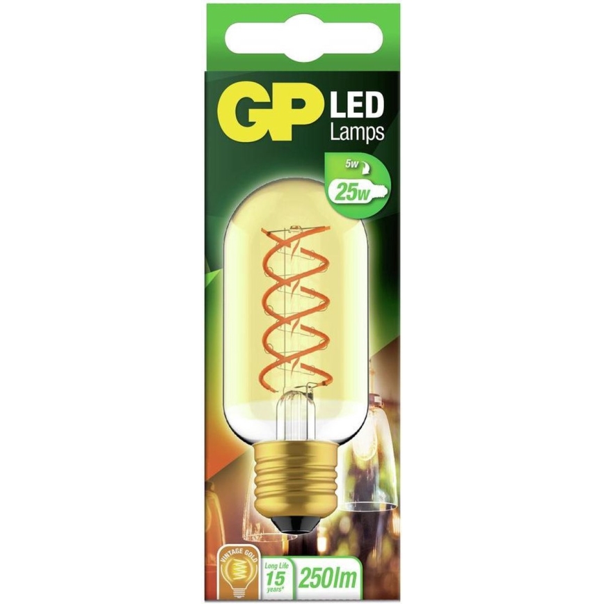 LED Polttimo VINTAGE T45 E27/4,5W/230V 2000K - GP