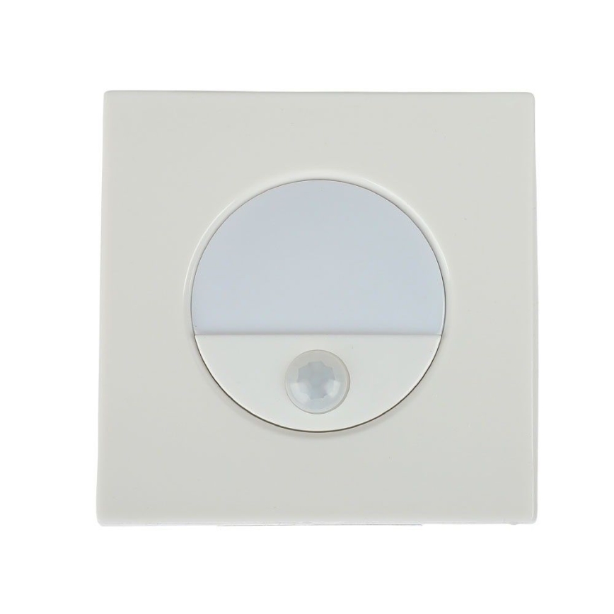 LED Porrasvalo liiketunnistimella LED/3W/230V 4000K valkoinen