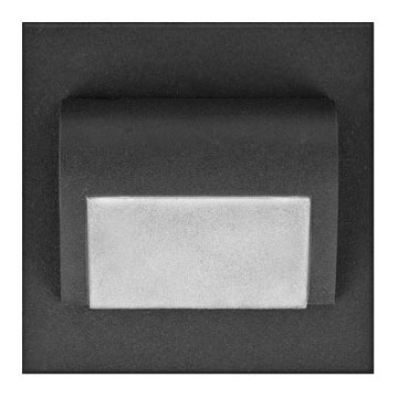LED-portaikkovalo DECORUS LED/1,2W/12V 3000K antrasiitti