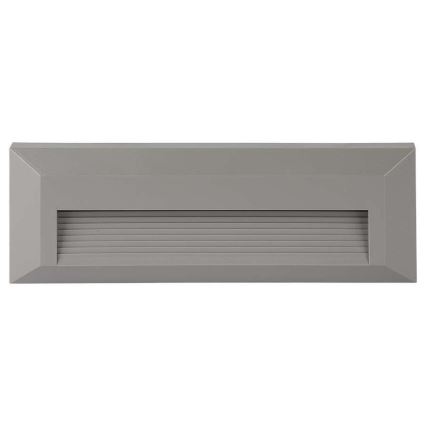 LED Portaikon ulkovalo LED/3W/230V 4000K IP65 harmaa