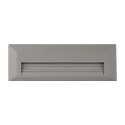 LED Portaikon ulkovalo LED/3W/230V IP65 3000K harmaa