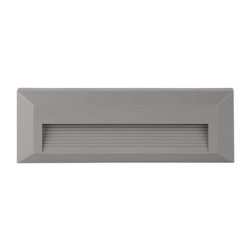 LED Portaikon ulkovalo LED/3W/230V IP65 3000K harmaa
