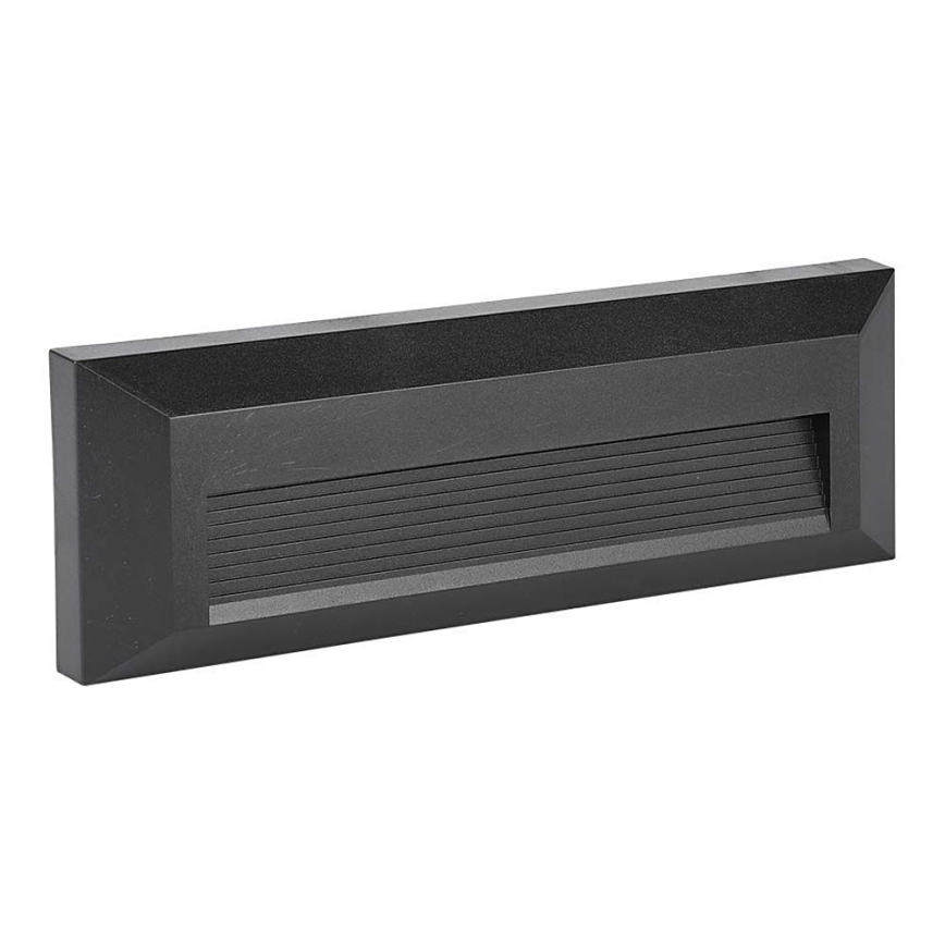 LED Portaikon ulkovalo LED/3W/230V IP65 3000K musta