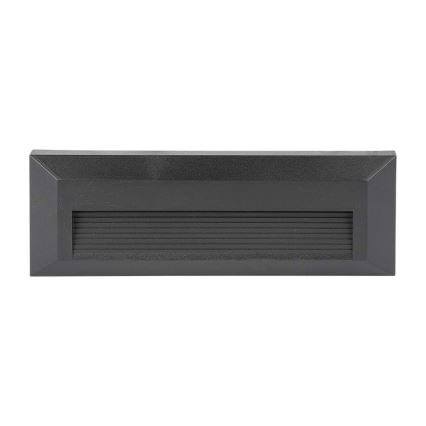 LED Portaikon ulkovalo LED/3W/230V IP65 3000K musta