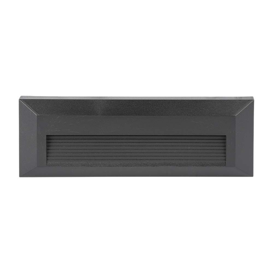 LED Portaikon ulkovalo LED/3W/230V IP65 3000K musta