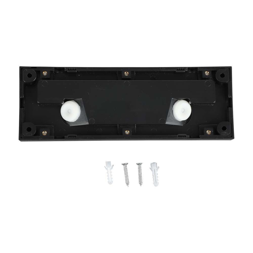 LED Portaikon ulkovalo LED/3W/230V IP65 4000K musta