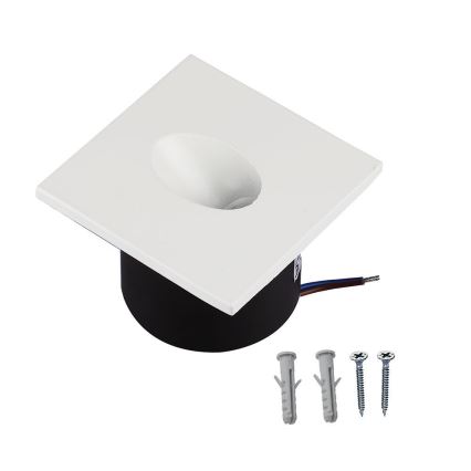 LED Portaikon valo LED/3W/230V 3000K valkoinen
