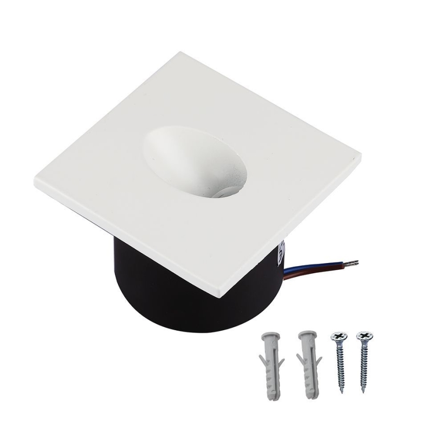 LED Portaikon valo LED/3W/230V 3000K valkoinen