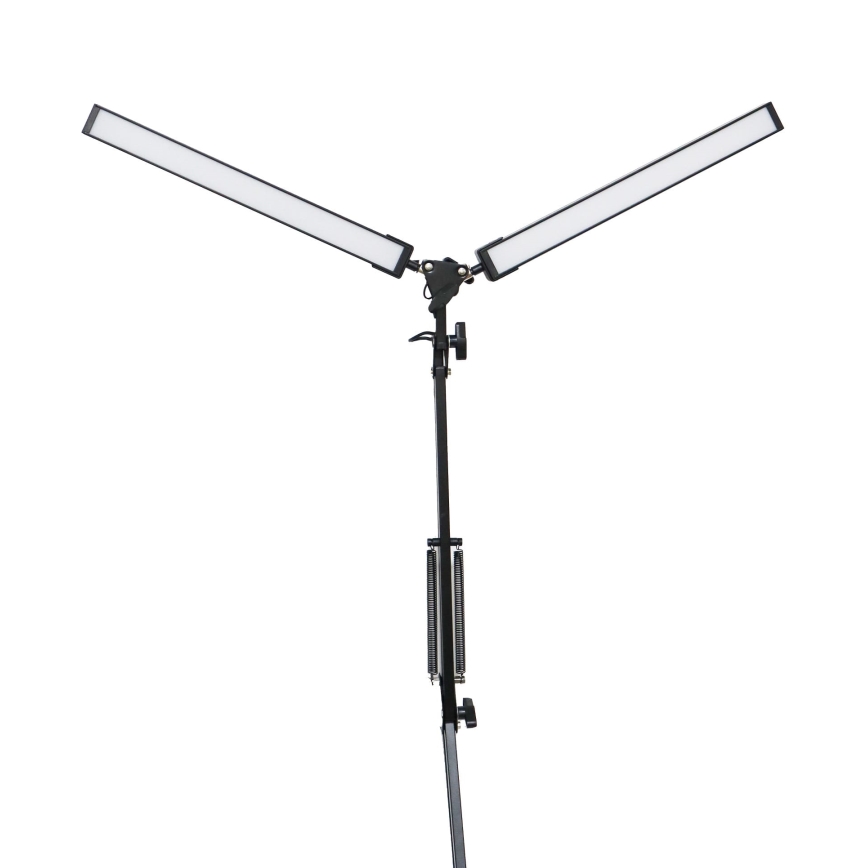 LED-pöytälamppu pidikkeellä 2xLED/10W/230V 2800-6800K