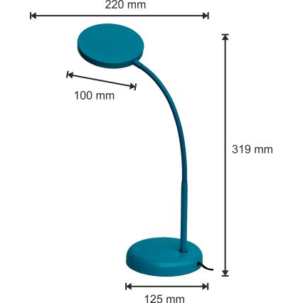 LED-pöytävalaisin ANITA LED/6W/230V