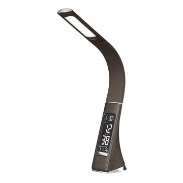 LED-pöytävalaisin himmennettävä LED-näytöllä LED / 6W / 230V ruskea