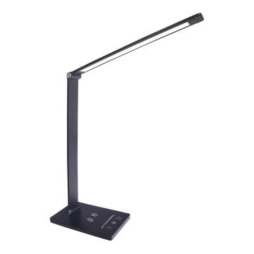 LED-pöytävalaisin langattomalla latauksella VARIO LED/5W/230V 3000-6000K musta