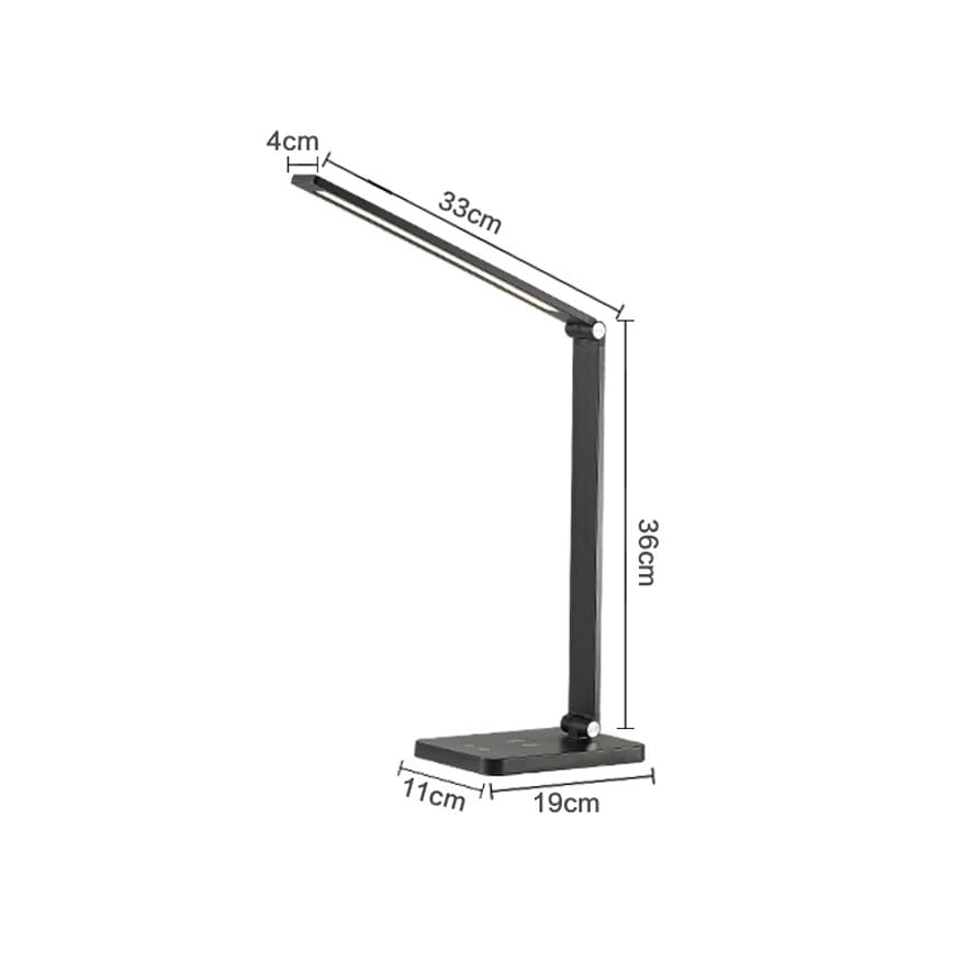 LED pöytävalaisin LED/10W/230V 3000/4000/4500/5000/6000K mattakromi