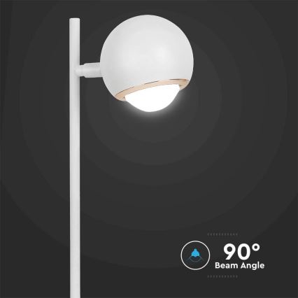 LED-pöytävalaisin LED/5W/230V 3000K valkoinen