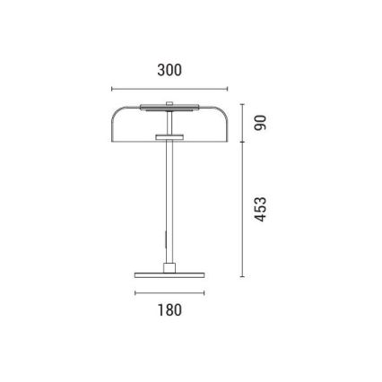 LED-pöytävalaisin LED/8W/230V 3000K