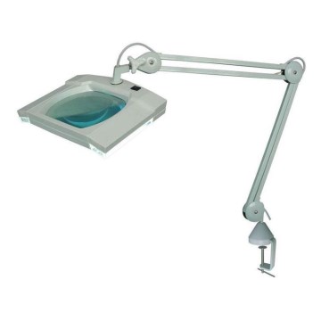 LED-pöytävalaisin suurennuslasilla ja pidikkeellä LED/5W/230V