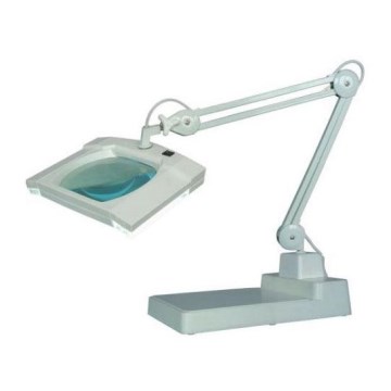 LED Pöytävalaisin suurennuslasilla LED/12W/12/230V