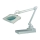 LED Pöytävalaisin suurennuslasilla LED/12W/12/230V