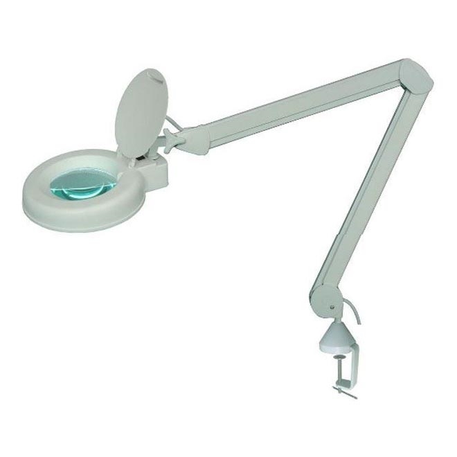 LED-pöytävalaisin suurennuslasilla LED/5W/230V 6000K valkoinen