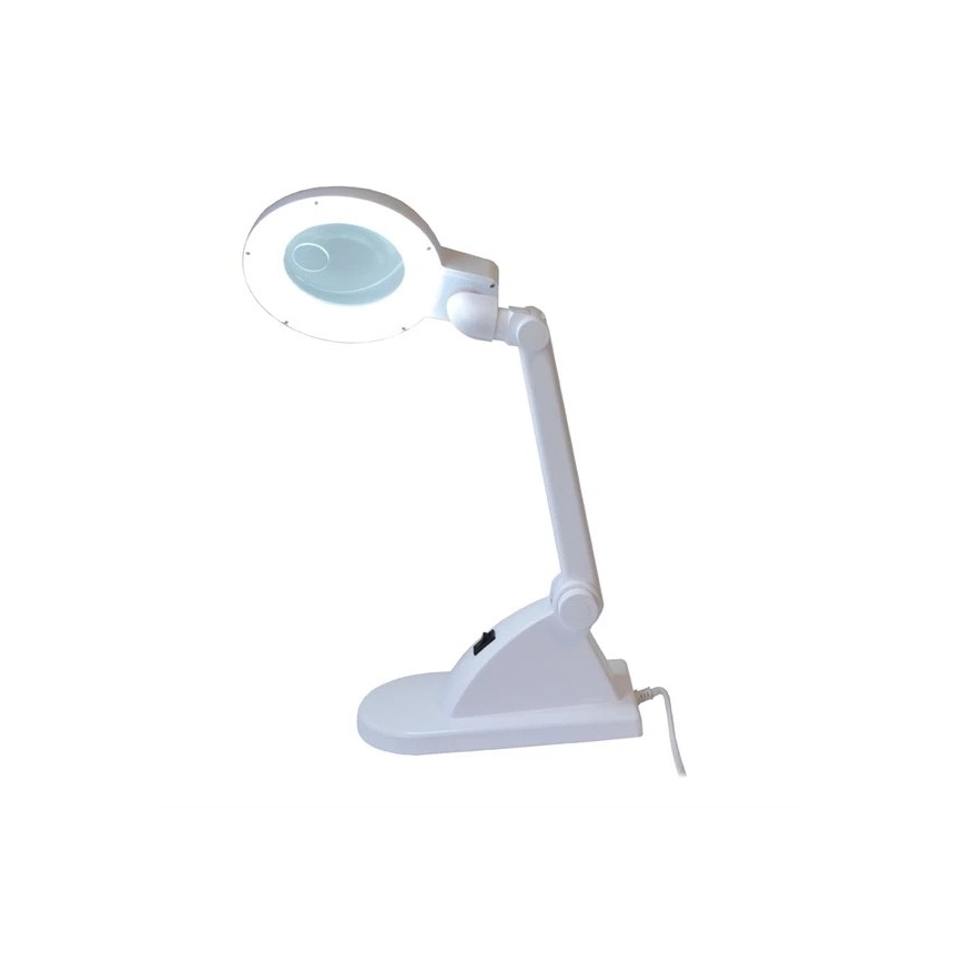 LED-pöytävalaisin suurennuslasilla LED/6W/230V valkoinen