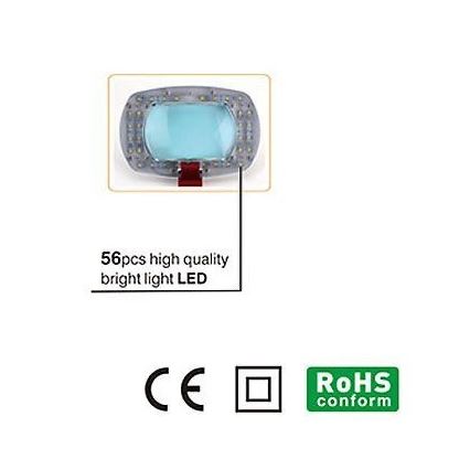 LED-pöytävalaisin suurennuslasilla LED/7W/230V 6500K valkoinen
