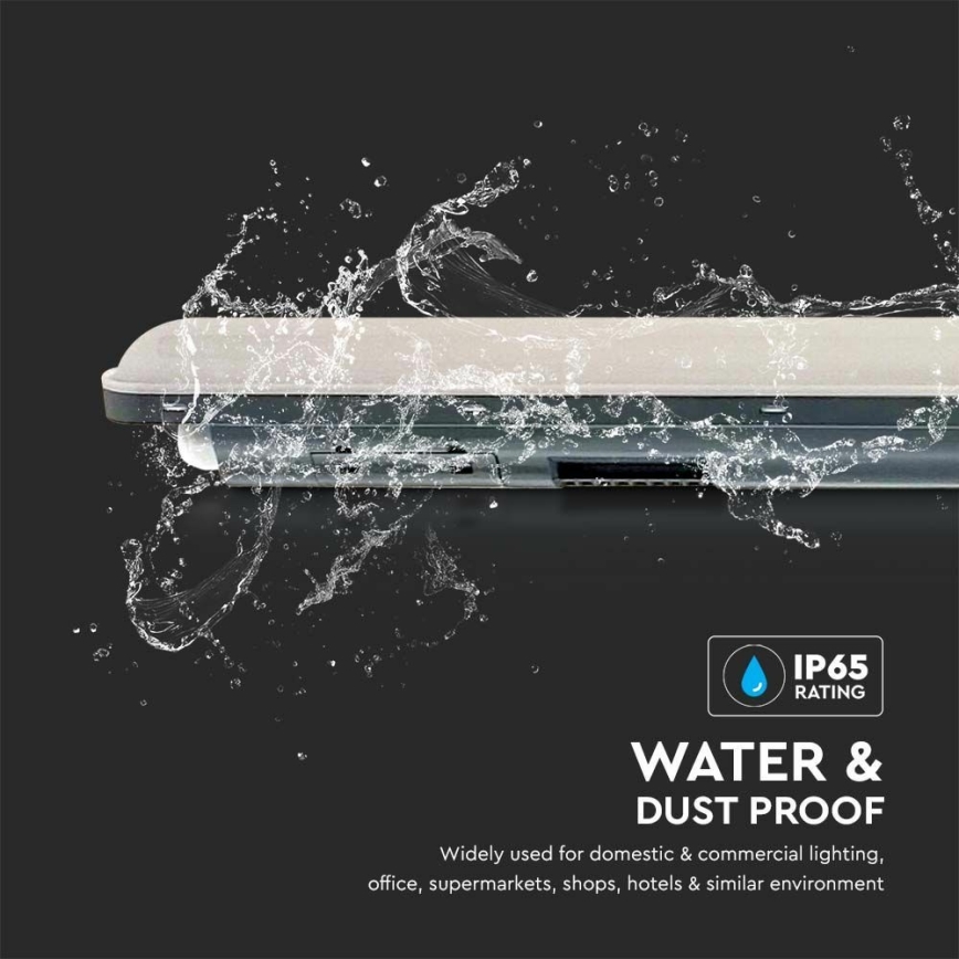 LED-putkityövalo anturilla  X-SERIES LED/36W/230V 6500K 120 cm IP65