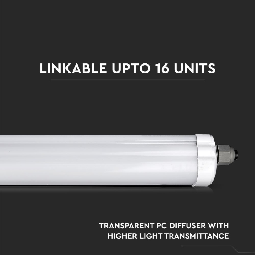 LED-putkityövalo G-SERIES LED/18W/230V 6500K IP65 60 cm